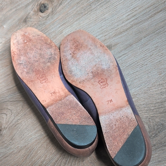 Vintage Enzo Angiolini Liberty Leather Loafers - Purple, Light Purple, Brown - Picture 4 of 6